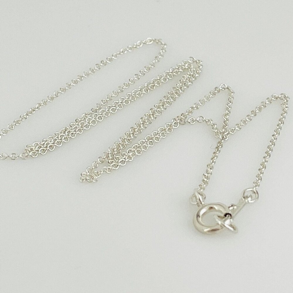 32" Tiffany & Co Chain Necklace by Elsa Peretti 1.5mm Links in Sterling Silver